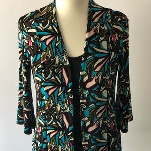 CHICO’S Women’s Open Front Jacket Size 0